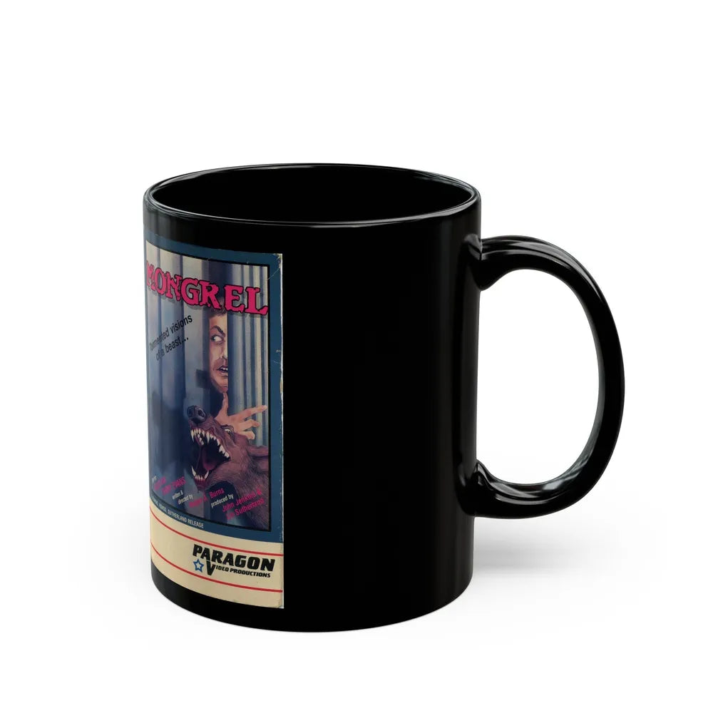 MONGREL (VHS COVER) - Black Coffee Mug-Go Mug Yourself