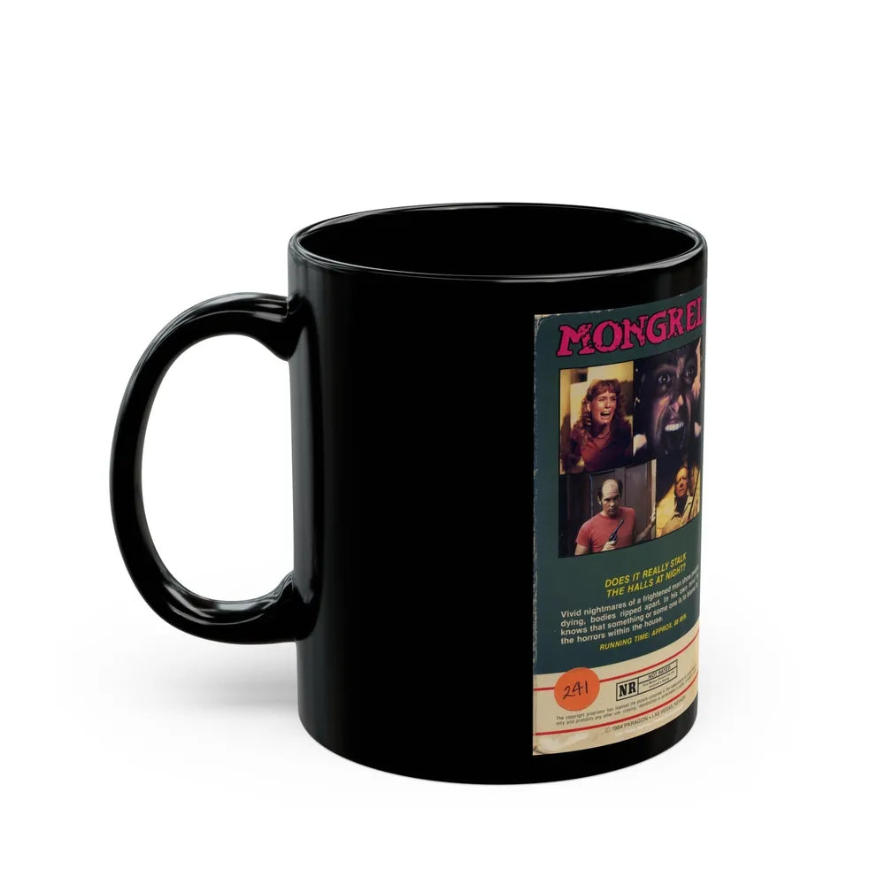 MONGREL (VHS COVER) - Black Coffee Mug-Go Mug Yourself