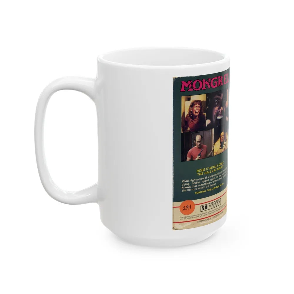 MONGREL (VHS COVER) - White Coffee Mug-Go Mug Yourself