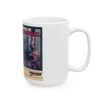 MONGREL (VHS COVER) - White Coffee Mug-Go Mug Yourself