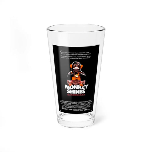 MONKEY SHINES 1988 Movie Poster - Pint Glass 16oz-16oz-Go Mug Yourself