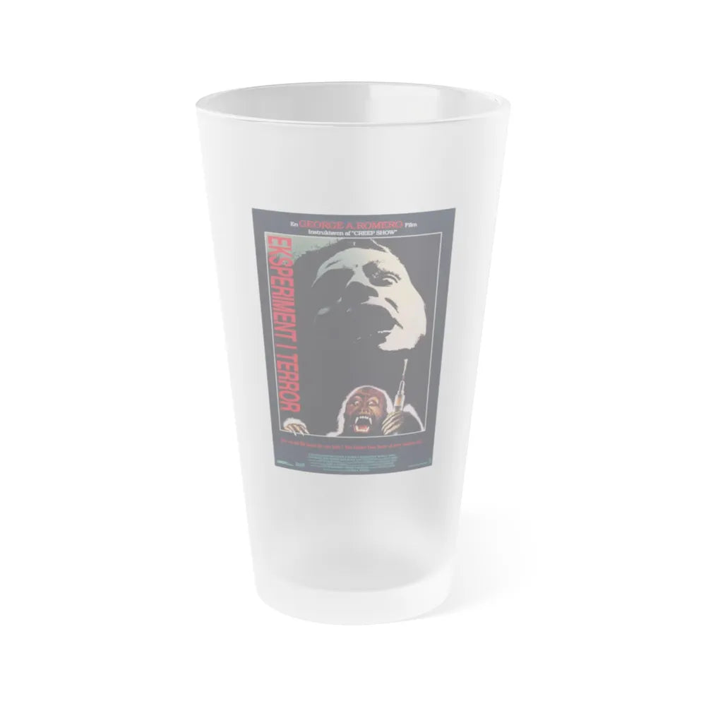 MONKEY SHINES (DANISH) 1988 Movie Poster - Frosted Pint Glass 16oz-16oz-Frosted-Go Mug Yourself