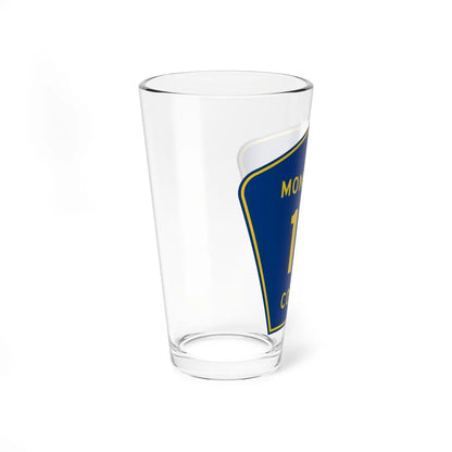 Monmouth County 14 (New Jersey) (Road Sign) Pint Glass 16oz - Go Mug Yourself