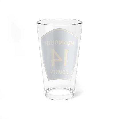 Monmouth County 14 (New Jersey) (Road Sign) Pint Glass 16oz - Go Mug Yourself