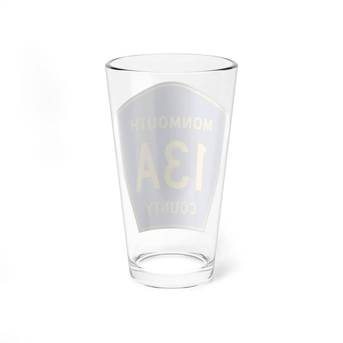 Monmouth County Route 13A NJ (New Jersey) (Road Sign) Pint Glass 16oz - Go Mug Yourself