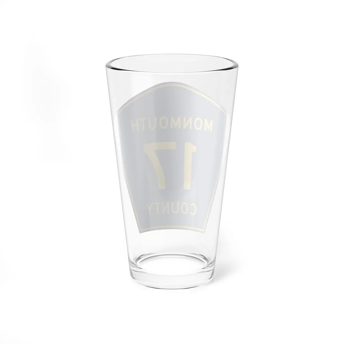 Monmouth County Route 17 NJ (New Jersey) (Road Sign) Pint Glass 16oz - Go Mug Yourself