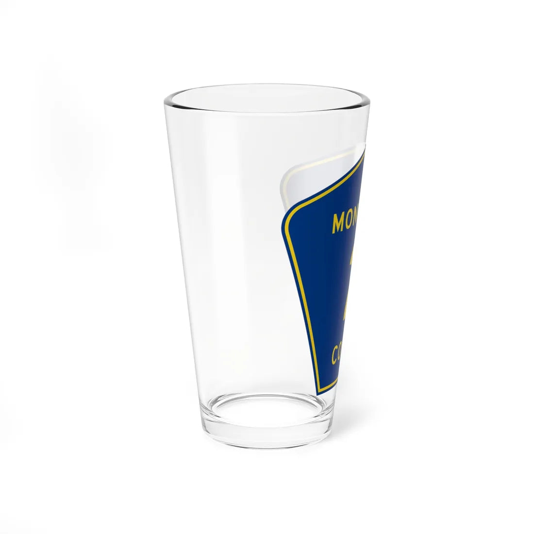 Monmouth County Route 2 NJ (New Jersey) (Road Sign) Pint Glass 16oz - Go Mug Yourself