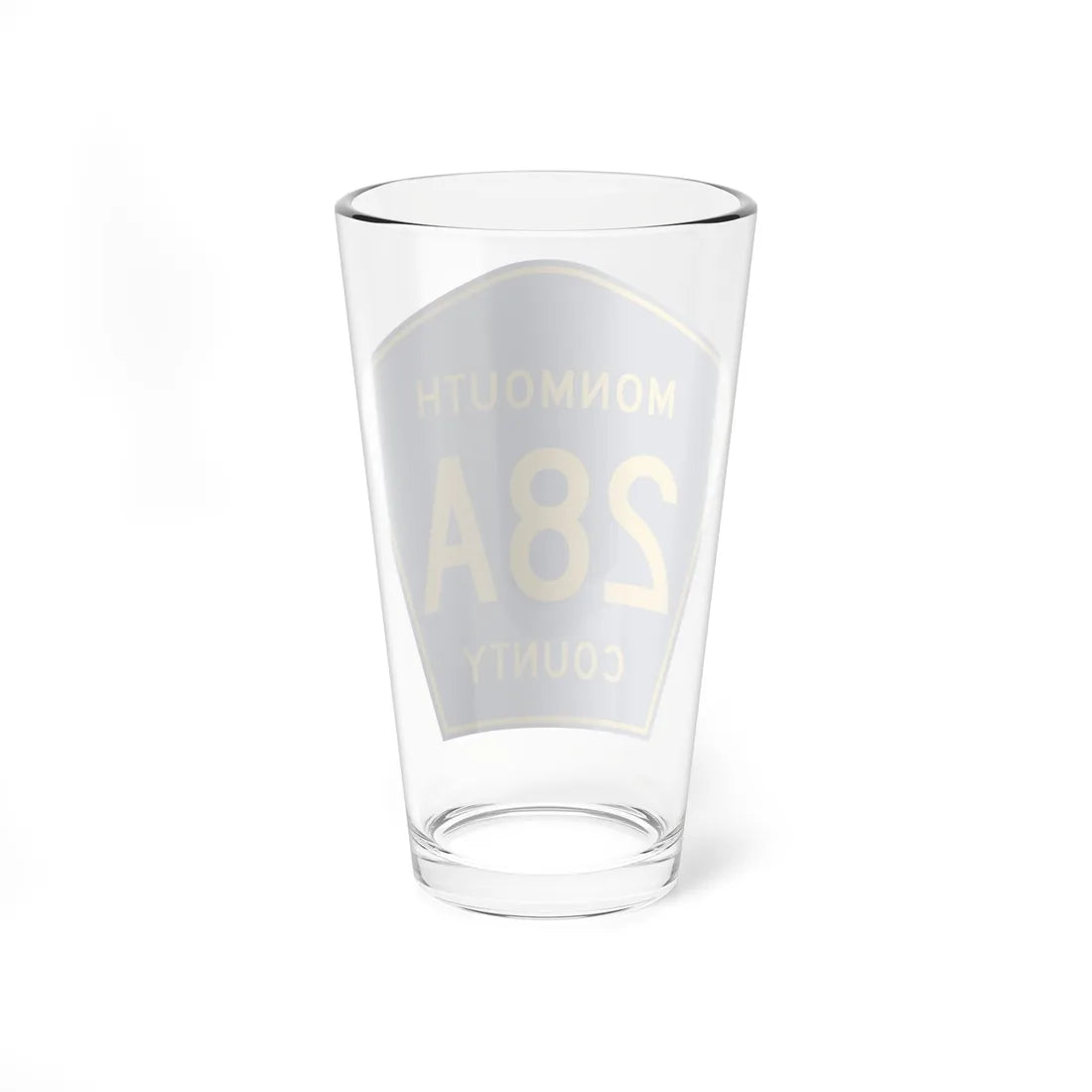 Monmouth County Route 28A NJ (New Jersey) (Road Sign) Pint Glass 16oz - Go Mug Yourself