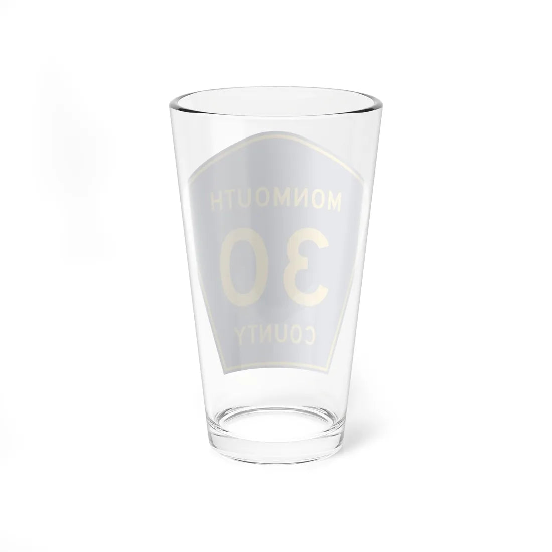 Monmouth County Route 30 NJ (New Jersey) (Road Sign) Pint Glass 16oz - Go Mug Yourself