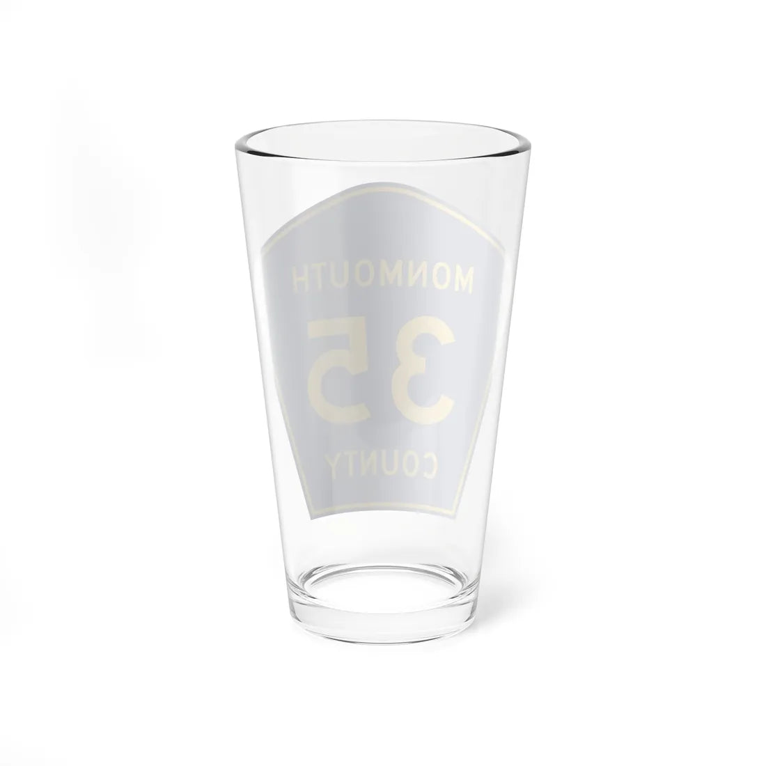 Monmouth County Route 35 NJ (New Jersey) (Road Sign) Pint Glass 16oz - Go Mug Yourself