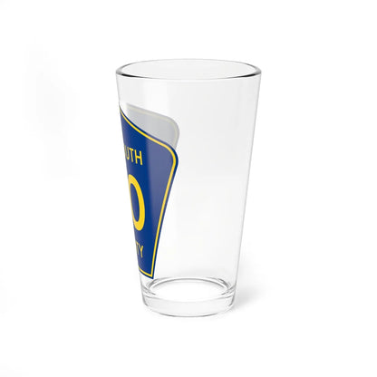 Monmouth County Route 40 NJ (New Jersey) (Road Sign) Pint Glass 16oz - Go Mug Yourself