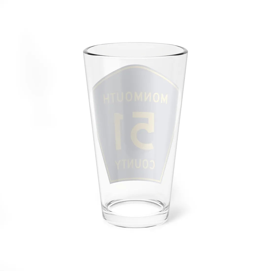 Monmouth County Route 51 NJ (New Jersey) (Road Sign) Pint Glass 16oz - Go Mug Yourself