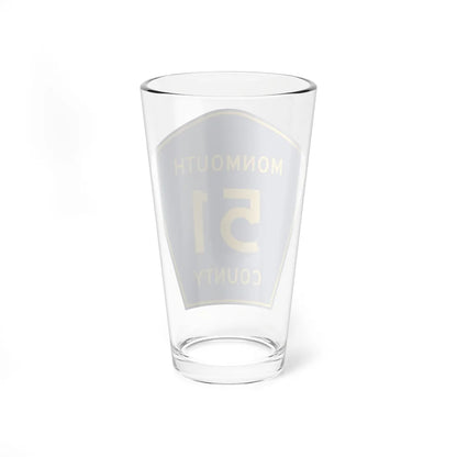 Monmouth County Route 51 NJ (New Jersey) (Road Sign) Pint Glass 16oz - Go Mug Yourself