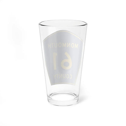Monmouth County Route 61 NJ (New Jersey) (Road Sign) Pint Glass 16oz - Go Mug Yourself