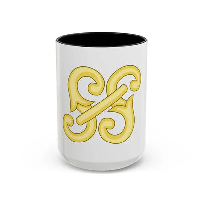 Monogram SS Badge of Henry IV - Accent Coffee Mug 15oz Black - Go Mug Yourself