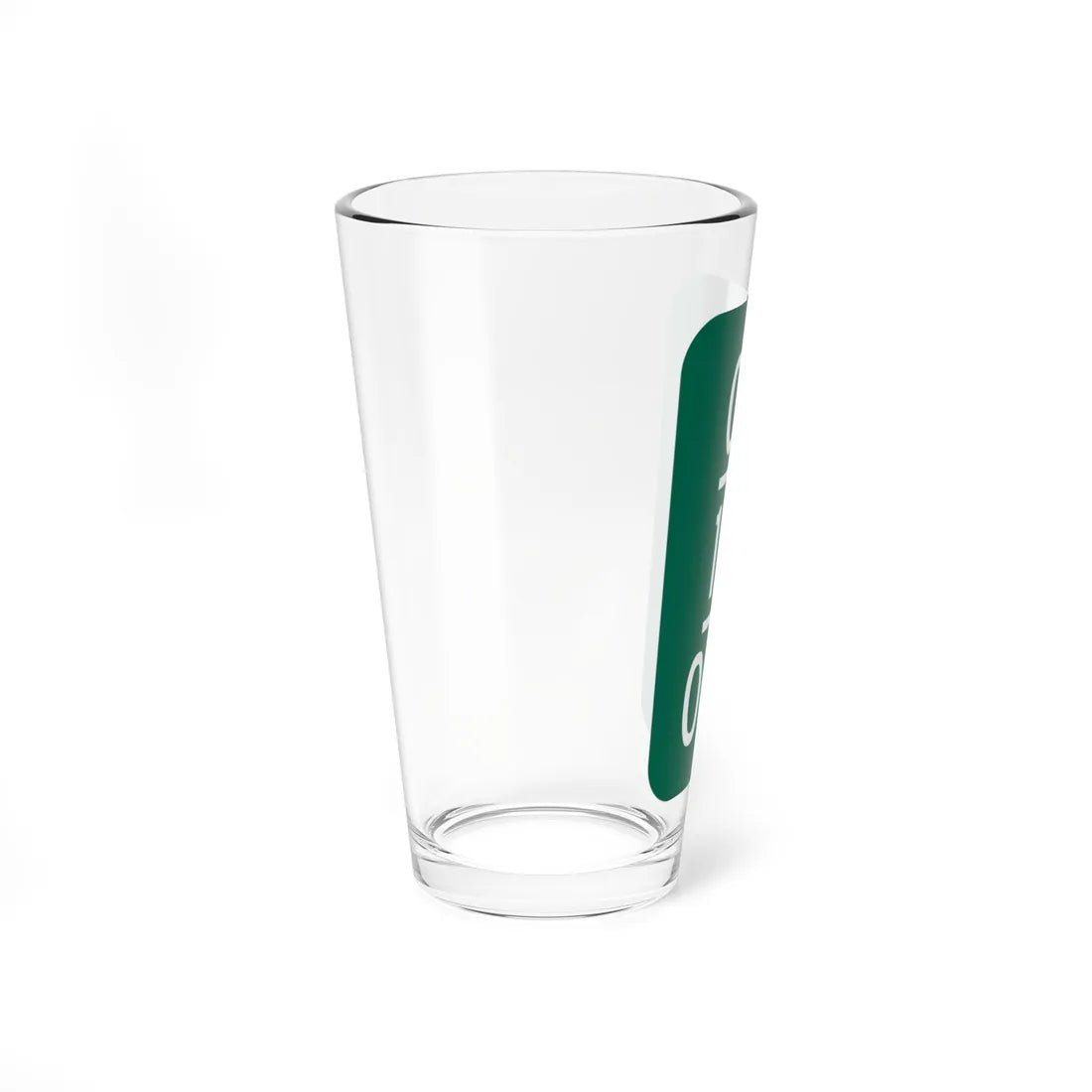 Monroe County 114 NY reference marker (New York) (Road Sign) Pint Glass 16oz - Go Mug Yourself