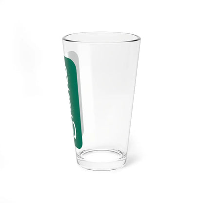 Monroe County 118 NY reference marker (New York) (Road Sign) Pint Glass 16oz - Go Mug Yourself