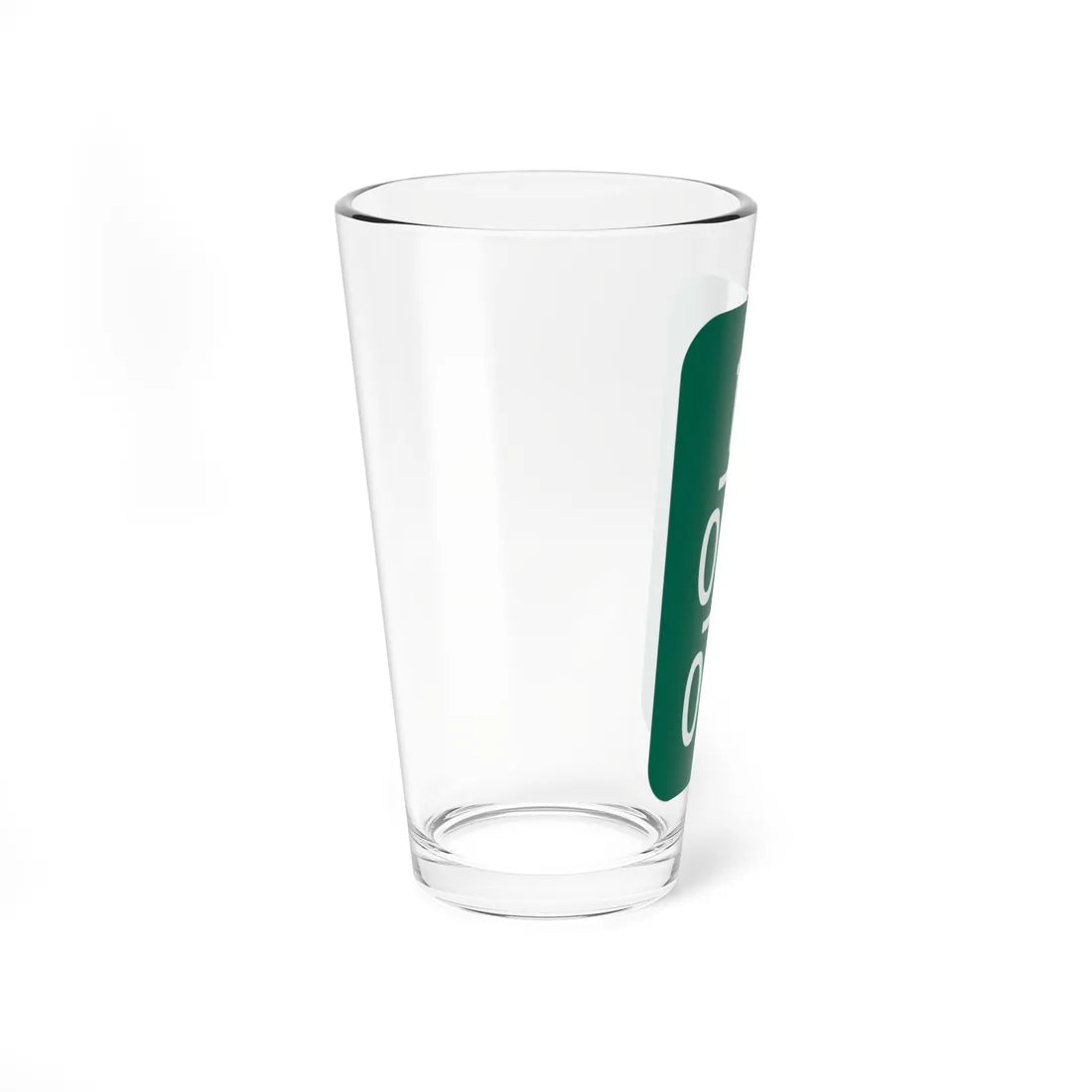 Monroe County 2 NY reference marker (New York) (Road Sign) Pint Glass 16oz - Go Mug Yourself