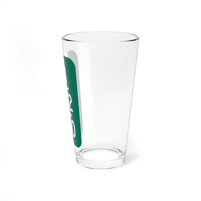 Monroe County 2 NY reference marker (New York) (Road Sign) Pint Glass 16oz - Go Mug Yourself