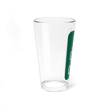 Monroe County 88 NY reference marker (New York) (Road Sign) Pint Glass 16oz - Go Mug Yourself