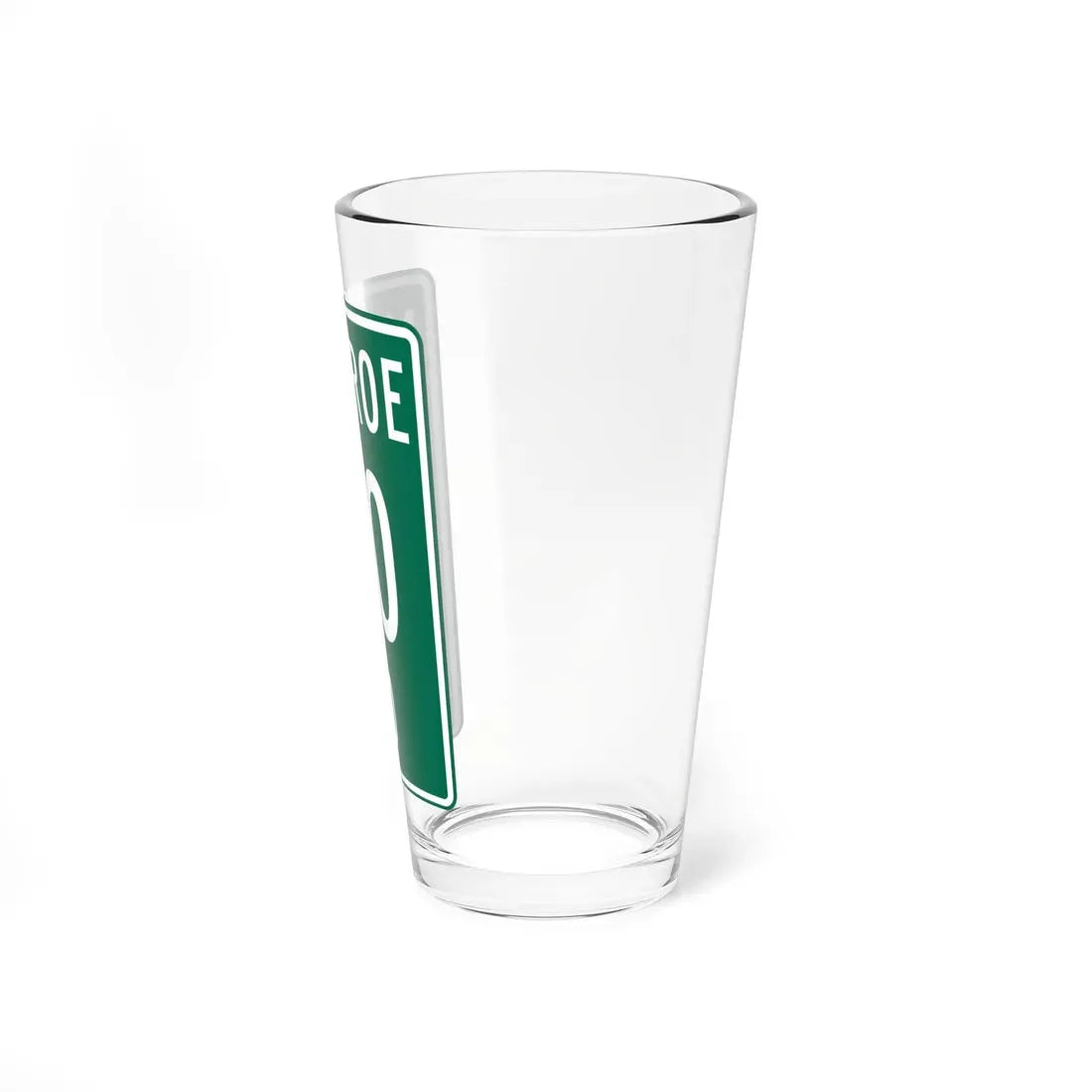 Monroe County OH template (Ohio) (Road Sign) Pint Glass 16oz - Go Mug Yourself