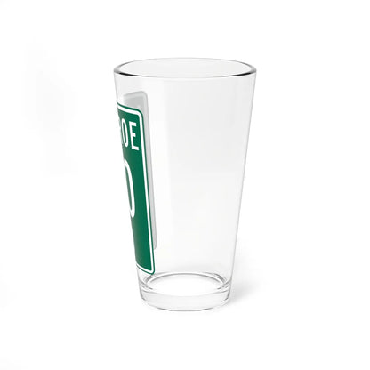 Monroe County OH template (Ohio) (Road Sign) Pint Glss 16oz - Go Mug Yourself