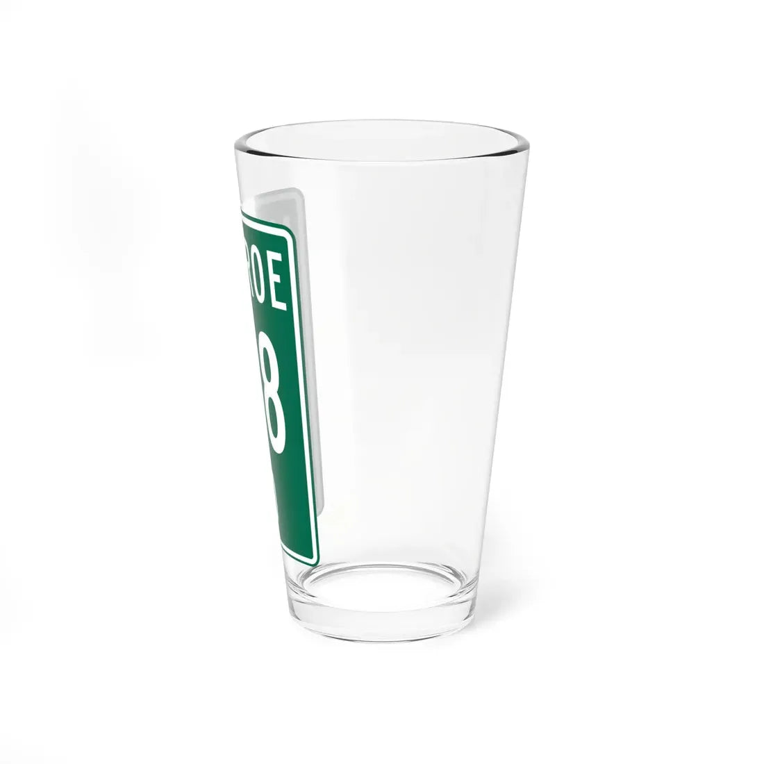 Monroe County Route 138 OH (Ohio) (Road Sign) Pint Glass 16oz - Go Mug Yourself