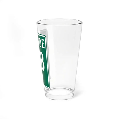 Monroe County Route 138 OH (Ohio) (Road Sign) Pint Glass 16oz - Go Mug Yourself