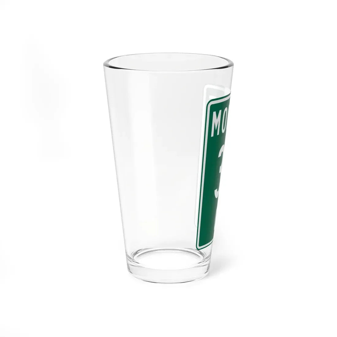 Monroe County Route 39 OH (Ohio) (Road Sign) Pint Glass 16oz - Go Mug Yourself