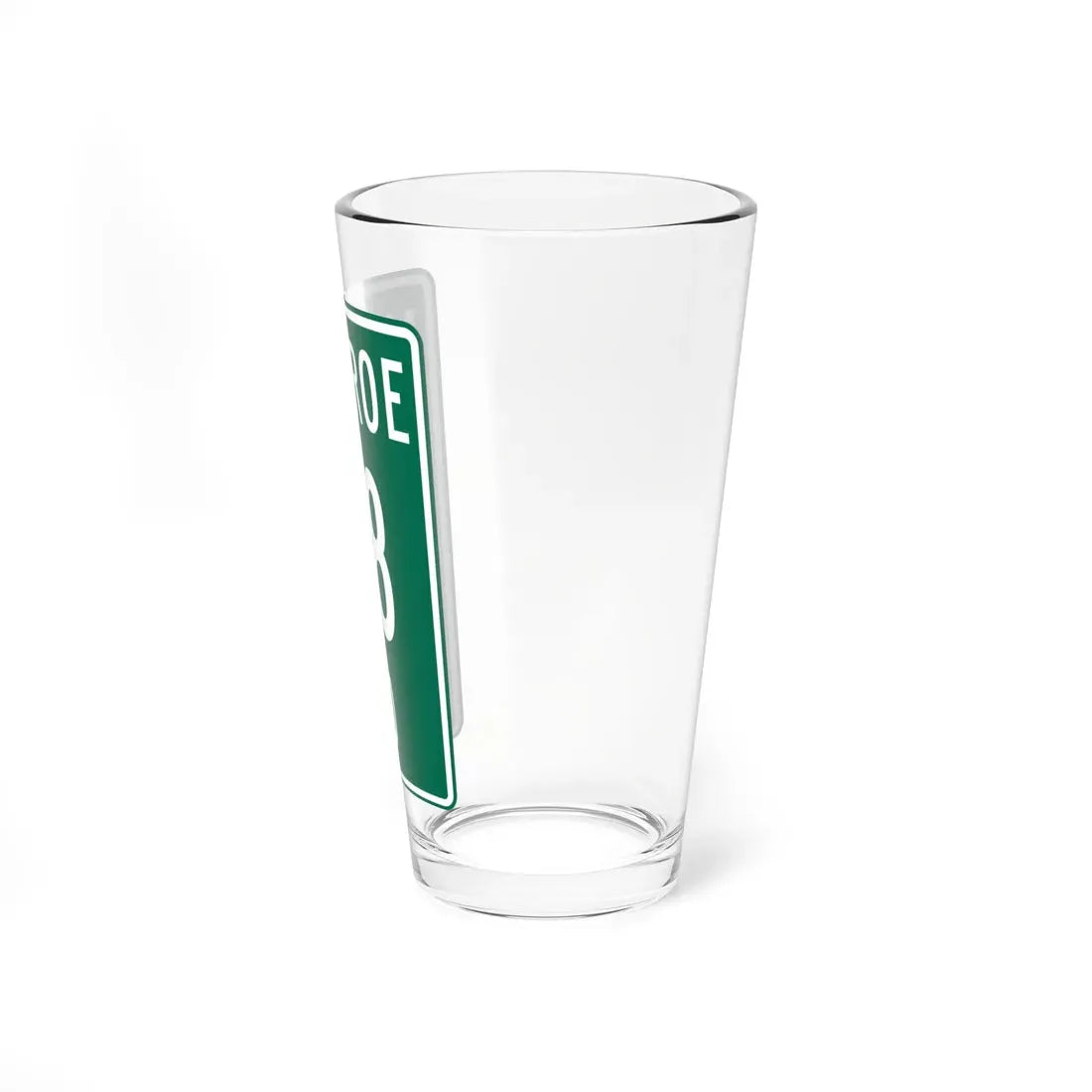 Monroe County Route 68 OH (Ohio) (Road Sign) Pint Glass 16oz - Go Mug Yourself