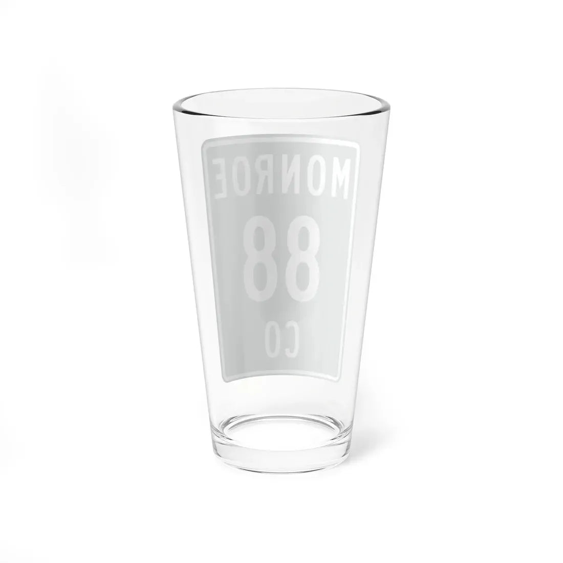Monroe County Route 88 OH (Ohio) (Road Sign) Pint Glass 16oz - Go Mug Yourself