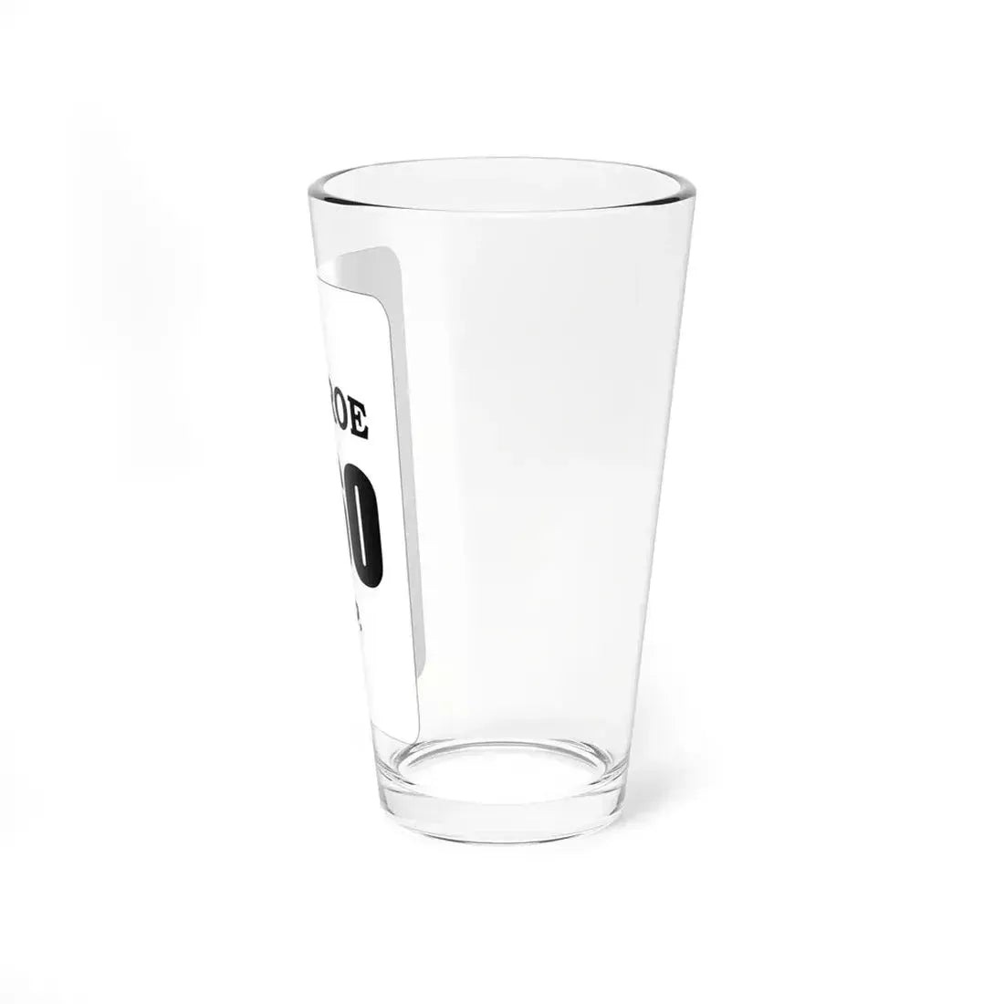 Monroe Township Holmes County Ohio route shield template (Ohio) (Road Sign) Pint Glass 16oz - Go Mug Yourself