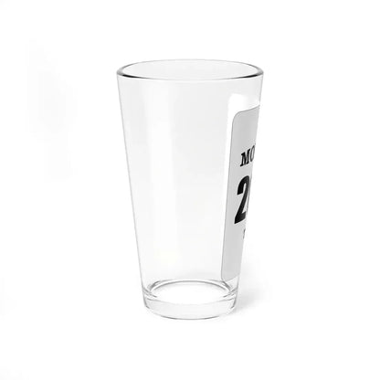 Monroe Township Route 260 Holmes County Ohio (Ohio) (Road Sign) Pint Glass 16oz - Go Mug Yourself