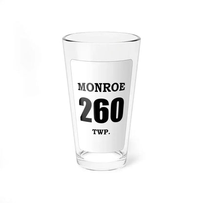 Monroe Township Route 260 Holmes County Ohio (Ohio) (Road Sign) Pint Glss 16oz 16oz - Go Mug Yourself