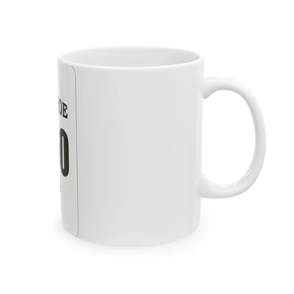 Monroe Township Route 260 Holmes County Ohio (Ohio) (Road Sign) White Coffee Mug - Go Mug Yourself