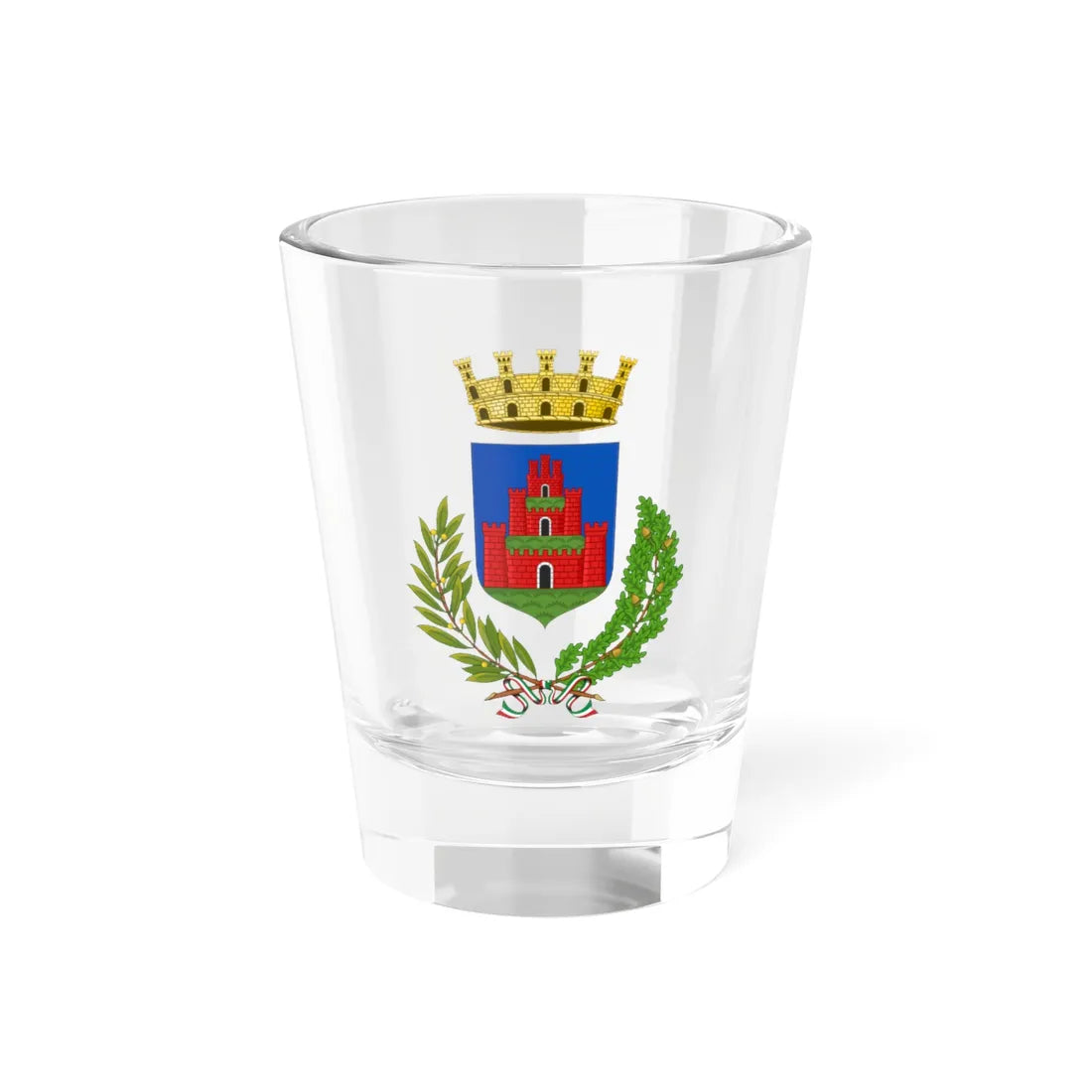 Monselice-Stemma (Italy) (Coat of Arms) Shot Glass 1.5oz 1.5oz - Go Mug Yourself
