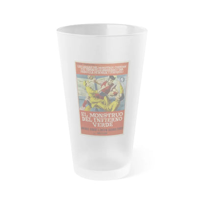 MONSTER FROM GREEN HELL (SPANISH) 1957 Movie Poster - Frosted Pint Glass 16oz-16oz-Frosted-Go Mug Yourself