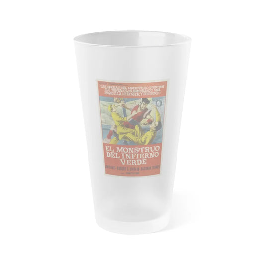 MONSTER FROM GREEN HELL (SPANISH) 1957 Movie Poster - Frosted Pint Glass 16oz-16oz-Frosted-Go Mug Yourself