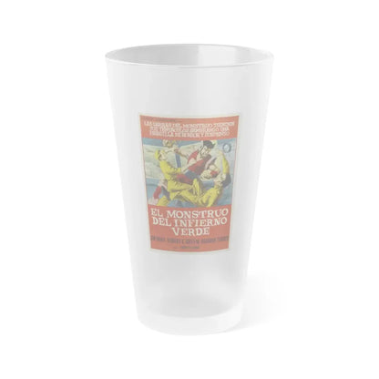 MONSTER FROM GREEN HELL (SPANISH) 1957 Movie Poster - Frosted Pint Glass 16oz 16oz Frosted - Go Mug Yourself