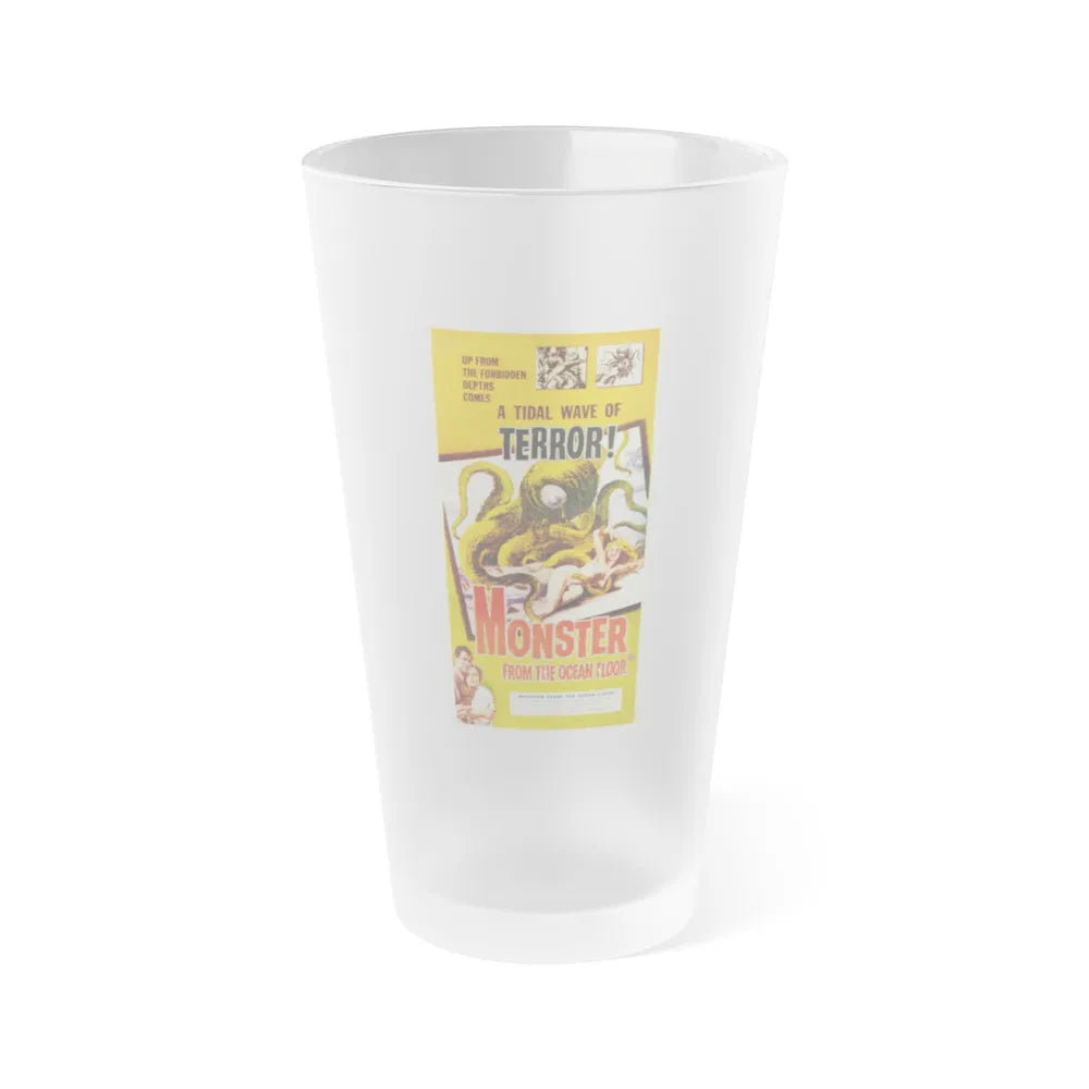 MONSTER FROM THE OCEAN FLOOR 1954 Movie Poster - Frosted Pint Glass 16oz-16oz-Frosted-Go Mug Yourself