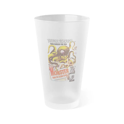 MONSTER FROM THE OCEAN FLOOR (2) 1954 Movie Poster - Frosted Pint Glass 16oz-16oz-Frosted-Go Mug Yourself