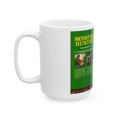 MONSTER HUNTER (VHS COVER) - White Coffee Mug - Go Mug Yourself