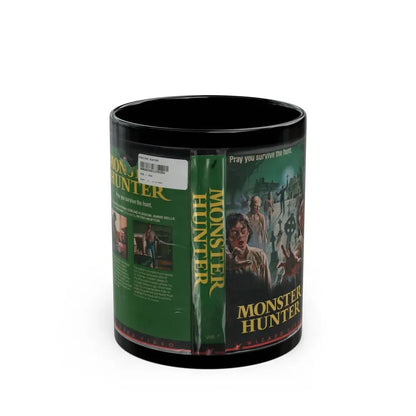 MONSTER HUNTER WIZARD VIDEO (VHS COVER) - Black Coffee Mug 11oz - Go Mug Yourself