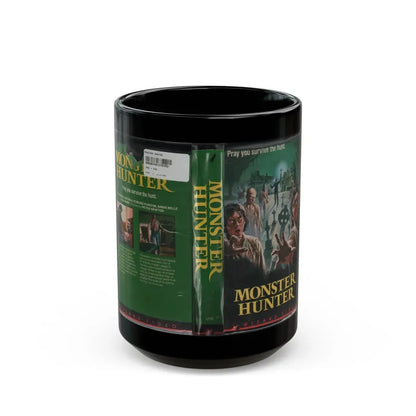 MONSTER HUNTER WIZARD VIDEO (VHS COVER) - Black Coffee Mug 15oz - Go Mug Yourself