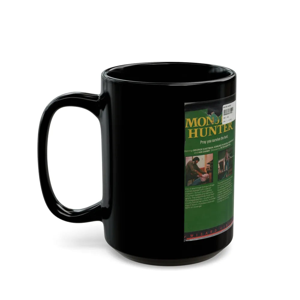 MONSTER HUNTER WIZARD VIDEO (VHS COVER) - Black Coffee Mug-Go Mug Yourself