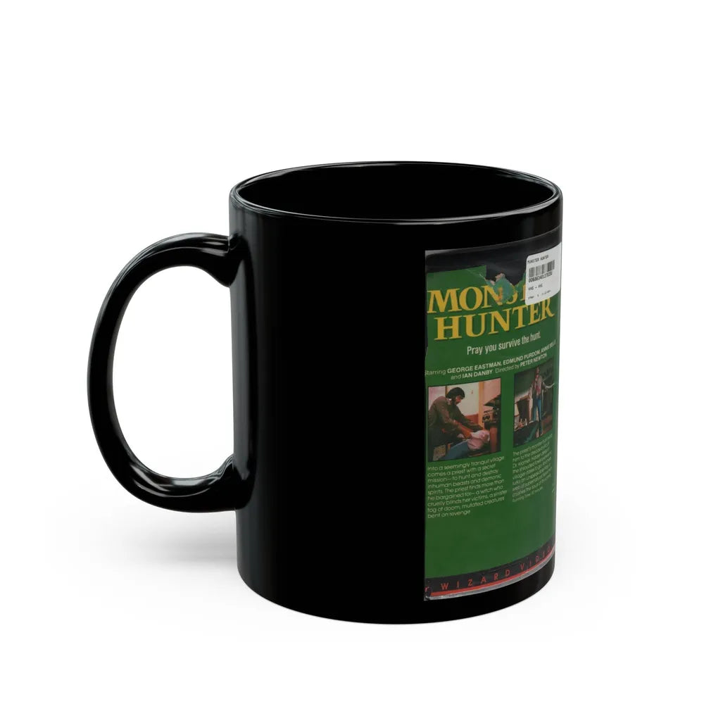 MONSTER HUNTER WIZARD VIDEO (VHS COVER) - Black Coffee Mug-Go Mug Yourself