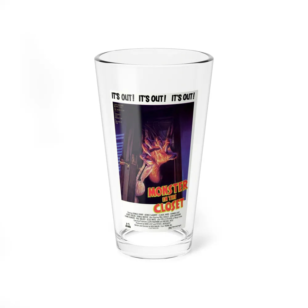 MONSTER IN THE CLOSET 1986 Movie Poster - Pint Glass 16oz-16oz-Go Mug Yourself