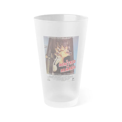 MONSTER IN THE CLOSET (SPANISH) 1986 Movie Poster - Frosted Pint Glass 16oz-16oz-Frosted-Go Mug Yourself