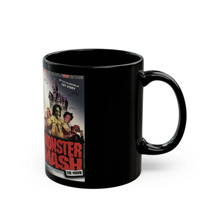 MONSTER MASH THE MOVIE (VHS COVER) - Black Coffee Mug-Go Mug Yourself