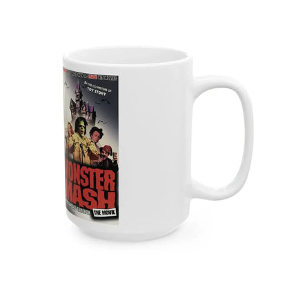 MONSTER MASH THE MOVIE (VHS COVER) - White Coffee Mug - Go Mug Yourself
